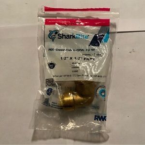 SharkBite PEX Copper CPVC PE RT 1/2” x 1/2” FNPT Elbow